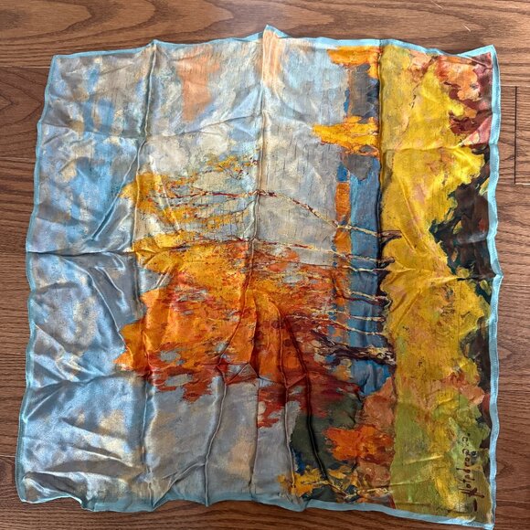 Silk scarf/hankerchief - Picture 1 of 4